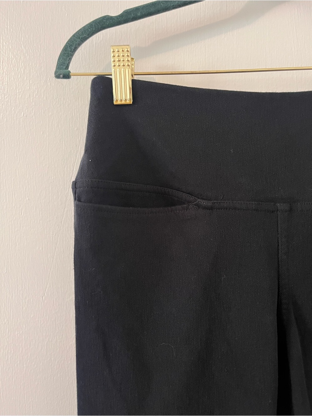 J. Jill Wearever Collection Stretchy Black Denim Legging Jeans Pockets PXS - Picture 2 of 13